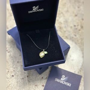 Swarovski lemon crystal necklace